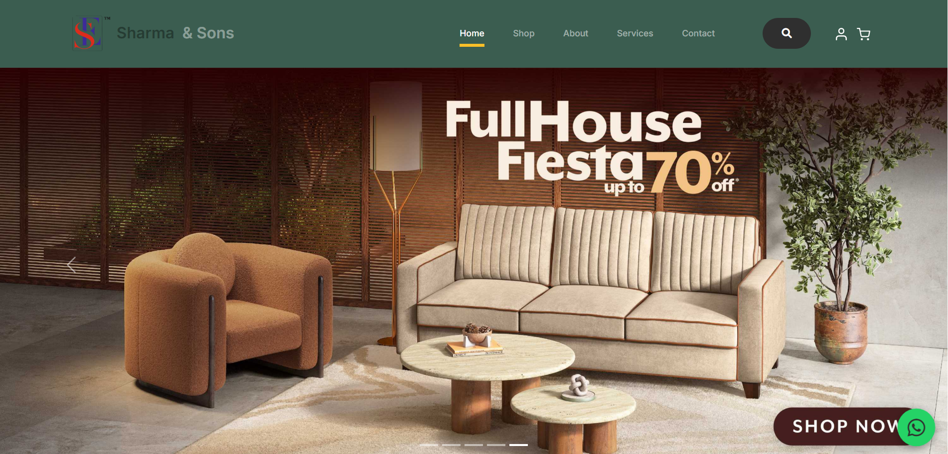 A responsive e-commerce platform with seamless navigation and secure transaction capabilities.