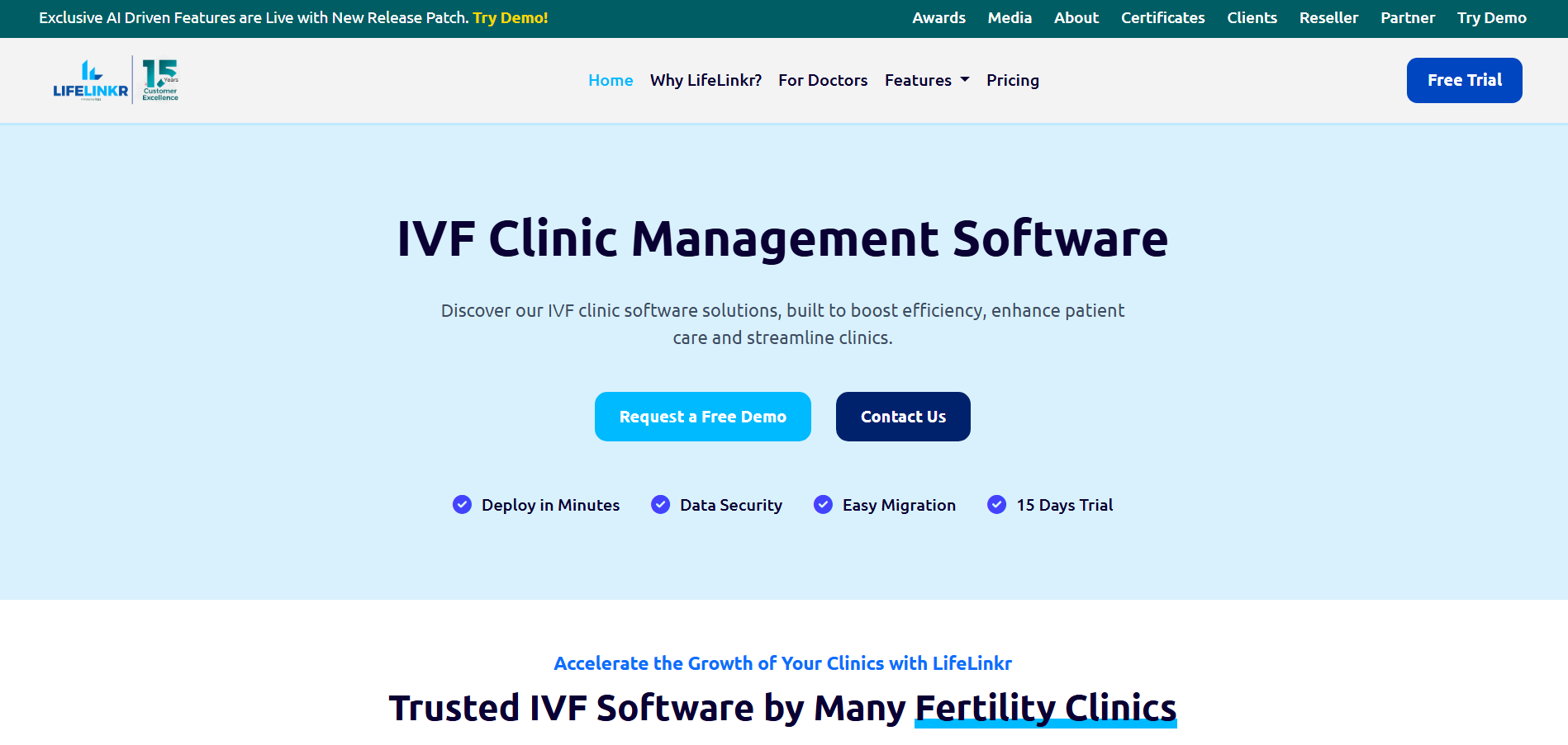 A static healthcare site with innovative design elements for enhanced accessibility and user experience.